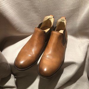 Roan men slip on shoes booties lightly distressed, 12